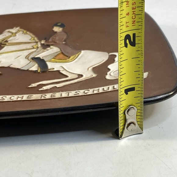 VTG Spanish Riding School Porcelain Plaque Lipizzan Horse Rider Levade Austria - Picture 15 of 15